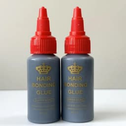 1FL.OZ 1/2/3PCS Black Waterproof Hair Bonding Glue False Eyelashes Super Hold Hair Weaving Lace Glue for Secure Hair Integration