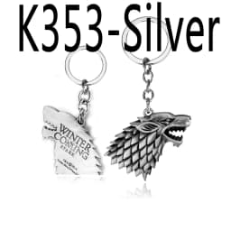 Dragon House Keychain Targaryen Dragon Shape Keyring for Fan Collection Accessories Friends Gift