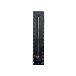 Practical 27cm Leather Zipper - Solid Hardware Sewing Accessory, Durable Replacement for Handbag & Crochet Bag