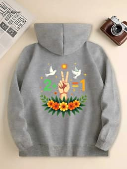 equation Middle eastern Kurdish Peace Sign Men's hoodies