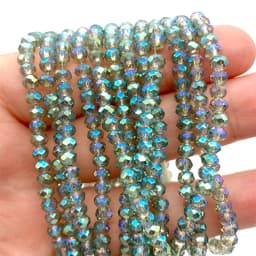 2 3 4 6 8mm Austria Faceted Crystal Beads Rondelle Loose Spacer Bracelets Earring DIY Glass Beads for Jewerly Making