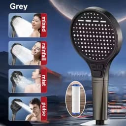 New 14in 36CM Big Panel Rainfall Shower Head Large Flow High Pressure Top Sprayer Supercharge Shower Head Bathroom Accessories
