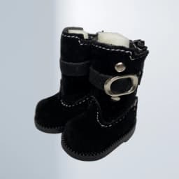 Tilda 3.6cm Doll Boots 1/6 Mini Leather Doll Shoes Designed for Blythe Azone 1:6 Doll Casual Puppet Shoes Accessories