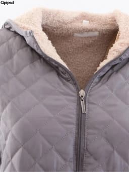 2025 Autumn Winter 10 Color Women Basic Jackets Coat Female Zipper Fleece Women Cloths Loose Parkas Quality Parkas Winter Jacket