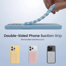 Silicone Suction Cup Phone Holder Multi-Functional Anti-slip Mobile Fixture Pad Double Sided Detachable For iPhone Huawei Tablet