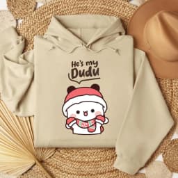 Bubu Dudu Bear Matching Couple Outfit Kawaii Men Women Fall Winter Hoodies Bubu Dudu Cute Printed Clothing Daily Life Apparel