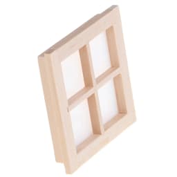 1/12 Dollhouse Miniature Blank Wood Window Frame Doll House Accessories Pretend Play Toy For Doll House Furniture Miniatures