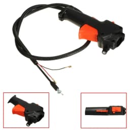 26mm Black Strimmer Trimmer Brush Cutter Handle Switch Throttle Trigger Cable For Various Strimmers / Trimmers / Brush Cutters