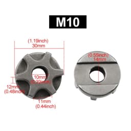 M10 M14 M16 Sprocket Chain Saw Gear for Grinder Replacement Gear Chainsaw 7/6/3 Tooth Electric Bracket Power Tool M4YD