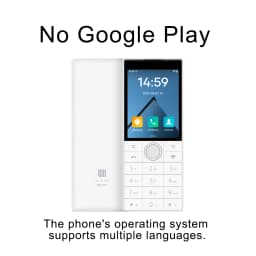 QIN F22 Mini Smartphone Android 11 No Camera Touchscreen Keypad Phone 2.8 Inch 4G LTE Single SIM Google Play Mobile Phone