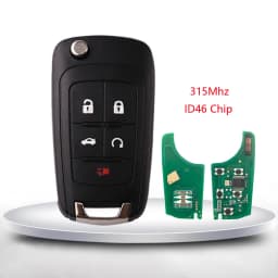 433Mhz 2 Buttons Remote Key For Vauxhall Opel Astra J Corsa E Insignia Zafira C 2009-2015 Transponder Chip ID46 315Mhz Flip Car