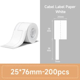 3 Rolls NIIMBOT B21 B3S B1 B31 Thermal Label Clothing Price Food Self-adhesive Tag Waterproof Smart Office Pocket Printer Label