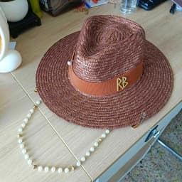 Canotier Hat Flat Top Fedora Women's Autumn and Winter Vacation Diamond Striped Sun Hat Women's Fedora sombreros para mujer