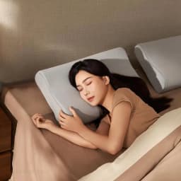 Mijia Memory Cotton Neck Pillow Pro Soft Breathable Antibacterial Strong Support 9cm 11cm High Low Curve Seamless Fit Household