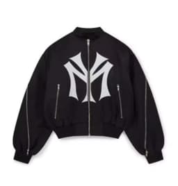 American Style Multi Zipper Design Cross-Border Men's and Women's Loose Letter Embroidery Pattern Fashionable Hoodie