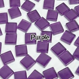 Mosaic Tiles for Crafts Blue Shine Assorted Color 50pcs Glass Glitter Mosaic Supplies Pieces Bulk Square Shape Home Decoration