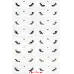 3D Half Lashes Wholesale Natural Half False Eyelashes 3D Mink Lashes Wispy Natural Crisscross Fake Eyelashes Extension Makeup