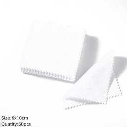 10/50pcs Soft Jewelry Cleaning Cloth Individually Wrapped For Silver Gold Platinum Glasses Watch Coins Cleaner Tools Equipment
