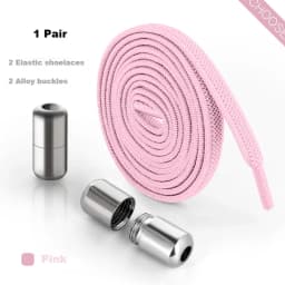 Alloy Lock No Tie Shoe Laces Flat Shoelaces for Sneakers Elastic Laces Without Ties Kids Adult Quick Lace for Shoes Rubber Bands