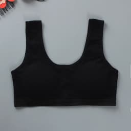 3PCS Kids Cotton Sports Training Bra Solid Color Young Children Underwears Teenage Girls Crop Tops Development Student Vest Bras