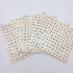 13mm Circular Digital Sticker Number Labels From 0 to 30 Digital Adhesive Stickers 1980 Pcs/Pack 1,5,9,3,15,21,23,16,18