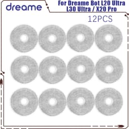 Dreame Bot L20 Ultra / L30 Ultra / X20 Pro Supplies Accessories Main Side Brush Mop Cloths Hepa Filter Dust Bags Parts