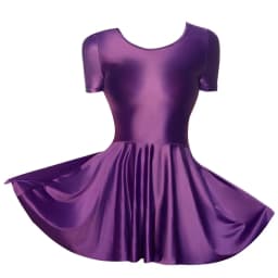 Sexy OIl Glossy Shiny Elastic Pleated Micro MINI Dress Satin Smooth Tights Ruffled Dress Uniform Maid Stage Wear Candy Color