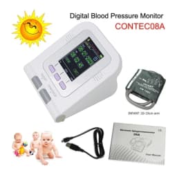 Choosable Neonate Cuff OR SpO2 Probe CONTEC08A Digital Blood Pressure Monitor Pediatric NIBP Software Sphygmomanometer