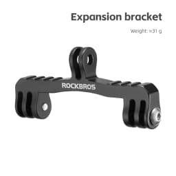 ROCKBROS Bicycle Computer Mount Bike Light Holder Bike Speedometer Gps Support Cycling Road Mtb Flashlight Extension Bracket