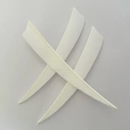 IBOUNFOX 100Pcs Archery Arrow 5 Inch Real Feathers Fletching Right/ Left Wing Shild Cut for DIY Hunting Shooting Shafts