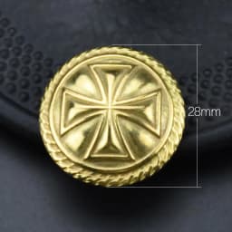 High-End Brass Wallet Buckle Leather Decorative Studs Brass Chrysanthemum Studs Belt Buckle Decoration Pure Copper Hardware
