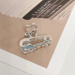 Metal Flower Mini Claw Clips for Women - Summer Bow Bangs Clips, Makeup Flyaway Fixing Tools, Shark Clips Hair Accessories