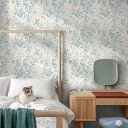 Floral Peel and Stick Wallpaper Boho Contact Paper Flower Removable Self Adhesive Waterproof Wallpaper for Bathroom Bedroom