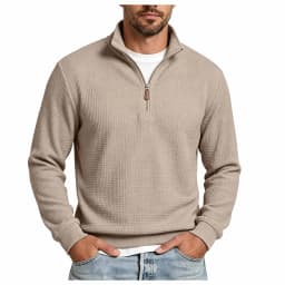 Men's Retro Crew Neck Loose Pullover Sweatshirt Casual Loose Classic Comfortable Top. Mens Sweatshirt with Pocket