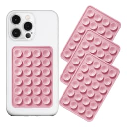 Double-Sided Suction Cup Phone Mount, Silicone Suction Phone Case Adhesive Sticky Phone Grip Hands-Free Phone Grip Phone Stand