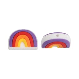 Kovict 5/10Pcs Silicone Beads Car Airplane Rainbow Rocket Bead For Jewelry Making DIY Keychain Necklace Bracelet Accessories