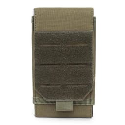 1000D Laser Cust Molle Phone Pouch Heavy Duty Waterproof Samll Tactical Cell Phone Holder Smartphone Cover for 4.7"-6.7" Phone