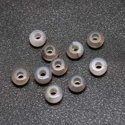 10Pcs Natural Crystal Agate Stone Big Hole Beads Abacus Spacer Beads Crafts Supplies for Jewelry Making DIY Bracelet Accessories