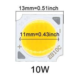 10pcs 3W 5W 7W 10W High Power LED Source Chip 13mm 20mm 24mm SMD LED COB Light Bulb LED Diode Light Lamp Spotlight Downlight DIY