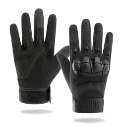 Tactical Cycling Gloves Men Women Knuckle Shell Protective Camping Gloves Motorcycle Hiking Full Finger Exercise Patrol Gloves