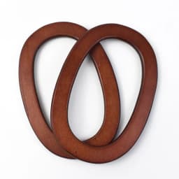 2/4/10Pcs 17cm Oval Wooden Bag Handle Rings for Purse Frame Crochet Handbag DIY Handmade Knitting Sewing Craft Accessories Kit