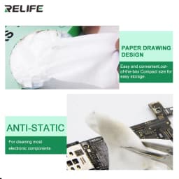 Relife RL-045 Anti-Static Cleanroom Wipers Paper Wipe Cloth for Mobile Phone Screen Cleaning Cloth Wiper Clean
