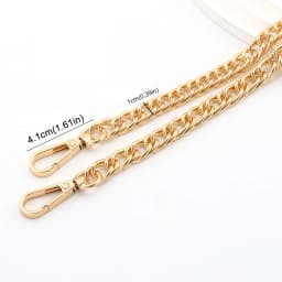 Purse Chain Replacement Metal Handbag Strap for Women's Shoulder Crossbody Bags Handbags Wallets DIY Making