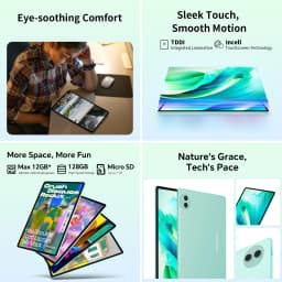 Teclast P50S Set Tablets PC 11'' TDDI Max.12GB RAM 128GB ROM Unisoc T606 Octa Core Android 14 Widevine L1 8000mAh 13MP+5MP