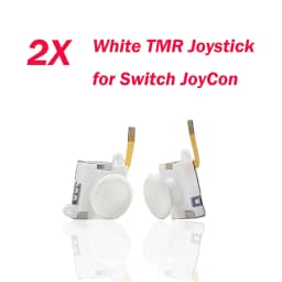2/4/10pcs K-SILVER JS19 TMR Electromagnetic Joystick for Switch/NS OLED JoyCon NS Lite Replacement 3D Analog White ThumbStick