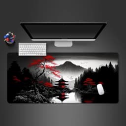 Mouse Pad Sakura Landscape Desk Accessories Mat Gamer Rug Xxl Keyboard Pad 1000X500x3MM Desk Mat Office Carpet Gaming Mouse Mats