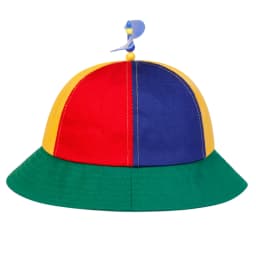 Unisex Multi Color Splicing Propeller Personality Bucket Hats Fishermen Caps Outdoor Casual Cap Sunscreen Hat