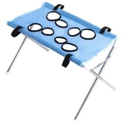 Anti-Scratch Pet Grooming Hammock Support Frame Detachable Puppy Nail Clipping Holder Sturdy Adjustable Pet Bathing Rack