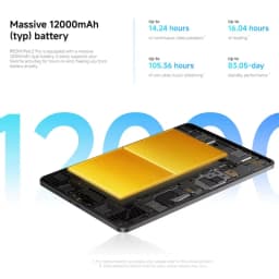 Global Version Redmi Pad 2 Pro 12.1" 2.5K Crystal-clear Display Massive 12000mAh (typ) Battery Snapdragon 7s Gen 4 Processor
