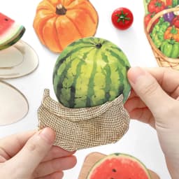 20pcs Kawaii Ins Fresh Store Series Fruit Snack and Drinks Material Pack DIY Scrapbook Handbook Aesthetic Stationery Supplies